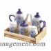 August Grove Eamonn Mini Dolomite 6 Piece Ceramic Tea Set AGTG2489